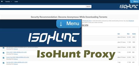 isohunt proxy|IsoHunt Proxy Sites List 2023 (Working Mirror Sites)